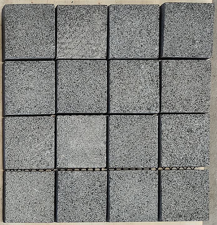 天然敷石の火炎表面